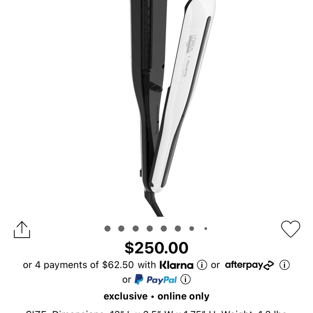 L'Oréal Professionnel Steampod Hair Straightener